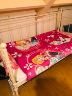 Eenpersoonsbed met Frozen dekbed, Kinderen en Baby's, Gebruikt, 70 tot 85 cm, Ophalen of Verzenden, Lattenbodem