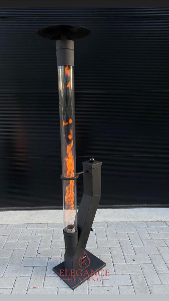 Pelletkachel terrasverwarmer heater veranda pellet kachel, Tuin en Terras, Terrasverwarmers, Nieuw, Vloer, Ophalen of Verzenden