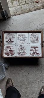 Vintage Dienblad met Tegels, Ophalen of Verzenden