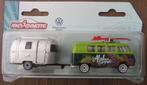 Majorette Volkswagen Bully Tranporter T1 & Airstream Caravan, Hobby en Vrije tijd, Modelauto's | Overige schalen, Nieuw, Ophalen of Verzenden