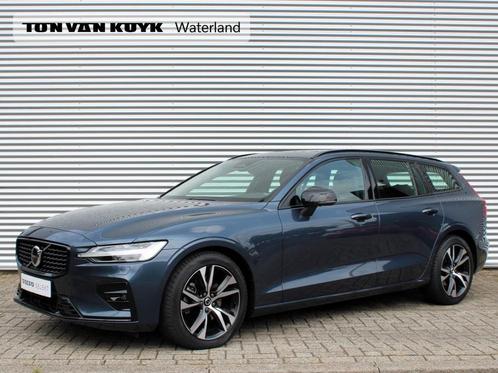 Volvo V60 2.0 B3 Plus Dark Automaat / Panoramadak / Trekhaak, Auto's, Volvo, Te koop, V60, 360° camera, ABS, Achteruitrijcamera