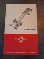 Daf Bus chassis  SB 1600 DF / DS instructieboekje, Gelezen, Ophalen of Verzenden, DAF, Catalogus