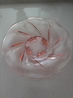 rose glazen schaal 30 cm, Verzenden