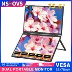 15.6" Draagbare Dubbele Monitor - Nieuw!, Computers en Software, Monitoren, Ophalen of Verzenden
