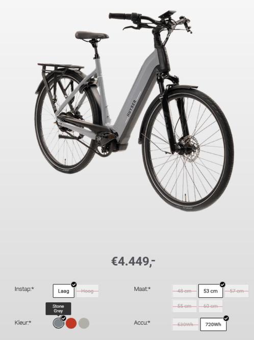 Huyser Ultremo V Snaar Belt Drive, Bafang 420, 80Nm 720 Accu, Fietsen en Brommers, Elektrische fietsen, Zo goed als nieuw, Overige merken