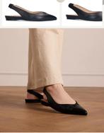 Manfield ballerina leer maat 38, Verzenden, Zwart, Ballerina's, Zo goed als nieuw