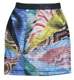 Desigual rokje multicolour, mt S kleurrijk, blauw geel roze, Kleding | Dames, Rokken, Maat 38/40 (M), Overige kleuren, Ophalen of Verzenden