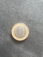 Spaanse 1 euro munt 2002, Spanje, Ophalen of Verzenden, Goud, 1 euro