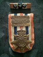 Ereteken voor Orde en Vrede met 3 gespen en baton, Verzamelen, Verzenden, Landmacht, Nederland, Boek of Tijdschrift