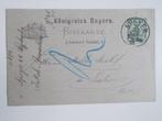 Bayern, Betaald-Antwoord Postkaart Uit Speyer Naar Lahr 1891, Ophalen, Briefkaart