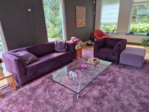 Gelderland 4800 Design Set: Bank, Fauteuil & Hocker, Huis en Inrichting, Banken | Complete zithoeken, Zo goed als nieuw, Stof