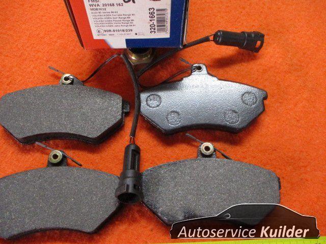 Remblokken voorzijde Audi 100 200 C2 C3 Quattro 85 BP690 FTE, Auto-onderdelen, Remmen en Aandrijving, Audi, Nieuw, Ophalen of Verzenden