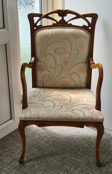 Jugendstill fauteuiltje beschikbaar voor biedingen