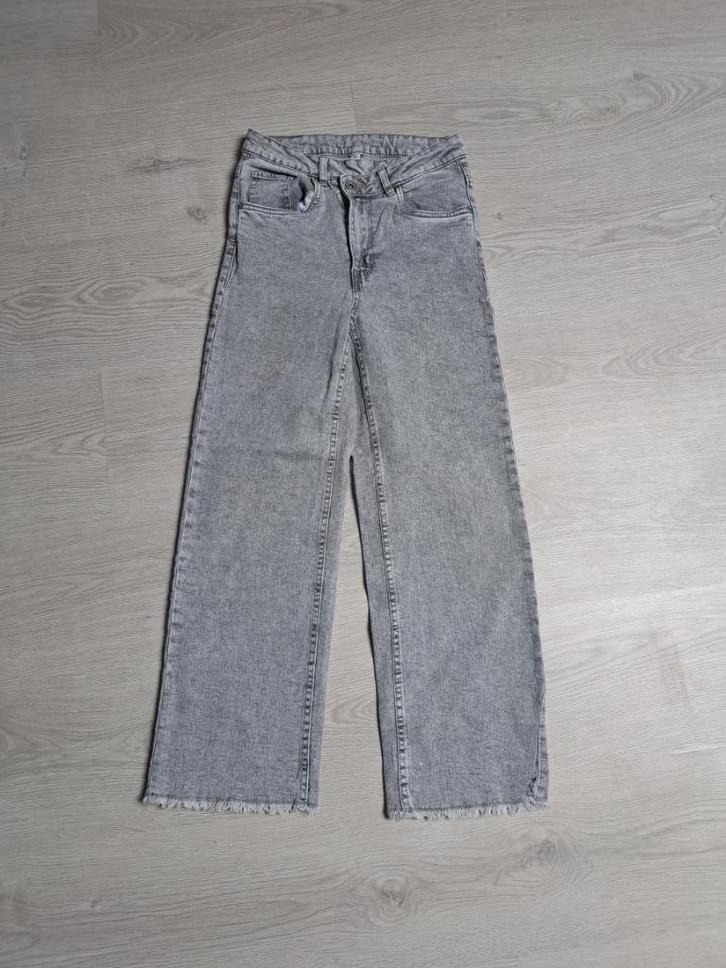 grijze spijkerbroek (Garcia) 152, Kinderen en Baby's, Kinderkleding | Maat 152, Gebruikt, Meisje, Broek, Ophalen of Verzenden