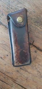 Oude lederen houder voor zakmes, Ophalen of Verzenden, Overige soorten, Nederland, Overige typen