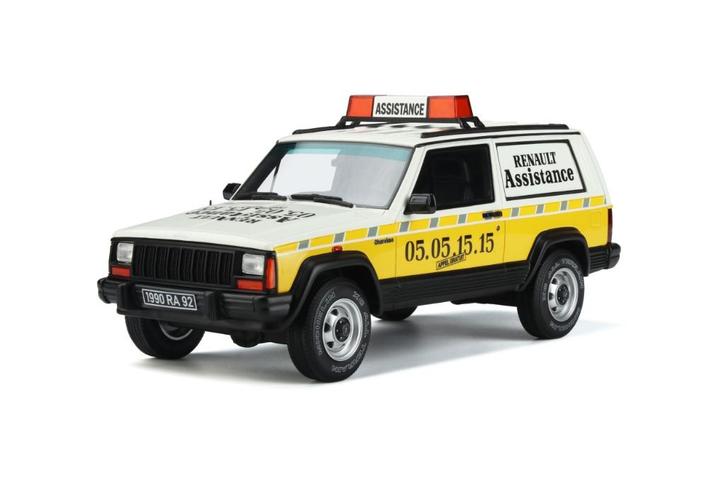 Jeep Cherokee XJ Renault Assistance 1989 OttoMobile OT939, Hobby en Vrije tijd, Modelauto's | 1:18, Nieuw, Auto, OttOMobile, Verzenden