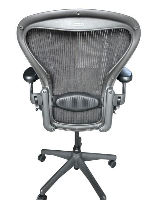 Herman Miller Type B gerefubished, Huis en Inrichting, Bureaustoelen, Zo goed als nieuw, Bureaustoel, Zwart, Ergonomisch