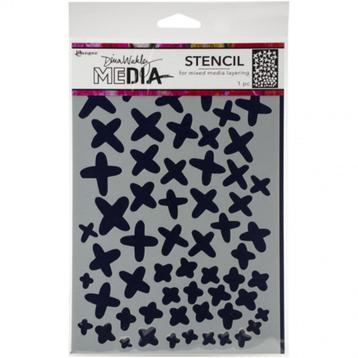 Ranger Dina Wakley Media Stencil Xs- #65043 * laatste beschikbaar voor biedingen