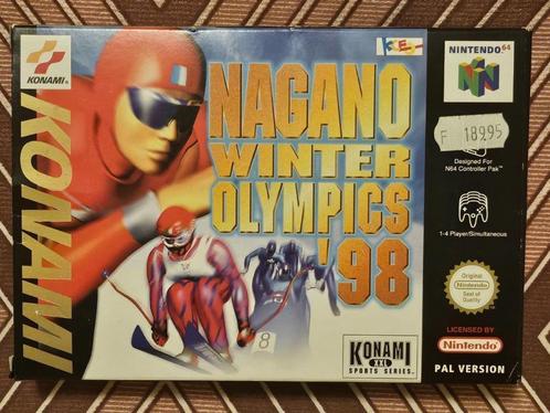 Nagano Winter Olympics '98 – Nintendo 64 (N64) – Origineel, Spelcomputers en Games, Games | Nintendo 64, Zo goed als nieuw, Sport