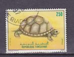 Tunesie dieren 1989 reptiel schildpad, Postzegels en Munten, Postzegels | Thematische zegels, Ophalen of Verzenden, Dier of Natuur