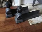 Twee oude Haardbokken, Ophalen of Verzenden, Gebruikt, Vrijstaande haard, Houthaard