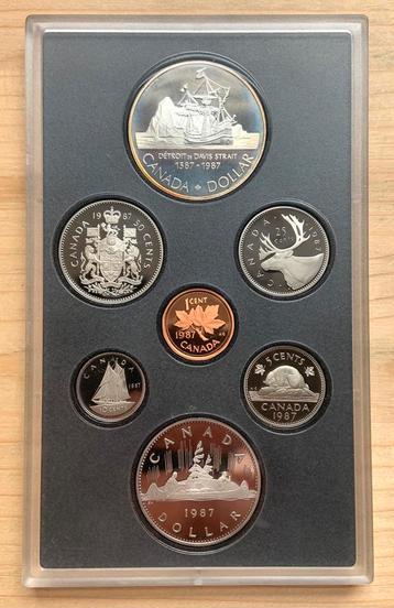 Canada Proofset 1987 inclusief zilveren dollar beschikbaar voor biedingen