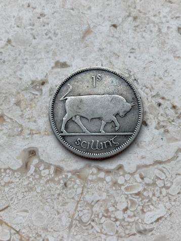 Ierland 1 shilling 1928 zilver beschikbaar voor biedingen