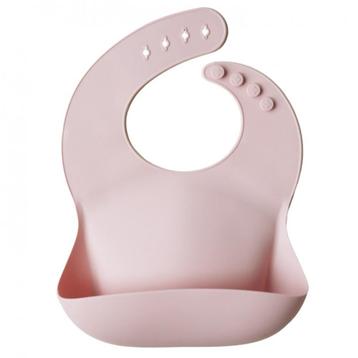 Siliconen Baby Bib Slab Blush Roze Mushie beschikbaar voor biedingen