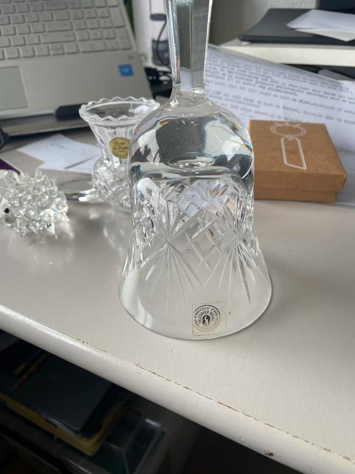 Kristallen Bel met Verfijnd Design, Antiek en Kunst, Antiek | Glas en Kristal, Ophalen of Verzenden