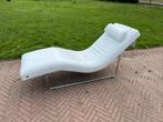 Wit leren daybed Rolf Benz 680, Huis en Inrichting, Ophalen, Gebruikt, Eenpersoons, Leer