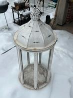 Vintage Witte Lantaarn, Huis en Inrichting, Woonaccessoires | Stolpen, Ophalen, Gebruikt
