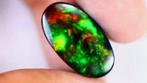 7,56 ct Zwarte Ethiopische Welo Opaal Cabochon Black Opal, Sieraden, Tassen en Uiterlijk, Edelstenen, Verzenden, Nieuw