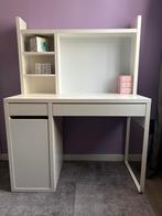 Micke bureau met opbouw Ikea, Huis en Inrichting, Bureaus, Ophalen of Verzenden, Zo goed als nieuw
