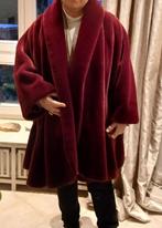 Bordeauxrode Teddyjas, Kleding | Dames, Jassen | Winter, Maat 46/48 (XL) of groter, Ophalen of Verzenden, Rood, Onbekend