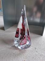 Design Glas Object - Rood / paars  Accent, Antiek en Kunst, Ophalen of Verzenden
