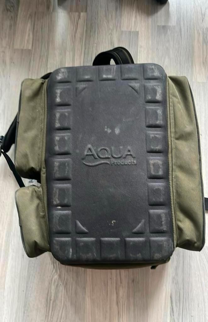 Aqua Rucksack Rugzak + Black Series Rig Tying Tray (Tafel), Watersport en Boten, Hengelsport | Karpervissen, Zo goed als nieuw