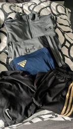 Maat s trainingspak Hummel, 3 voetbal broekjes Nike, Adidas, Kleding | Heren, Ophalen, Gedragen, Blauw, Voetbal