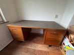 Mid Century Teak Bureau jaren 60, Huis en Inrichting, Bureaus, Ophalen, Gebruikt