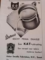 1941, RECLAME KAT EMAILLE, SOEST., Ophalen of Verzenden