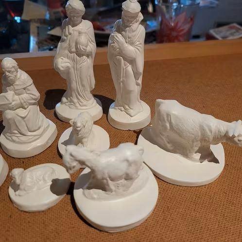 Kerststal gips, Diversen, Kerst, Ophalen of Verzenden