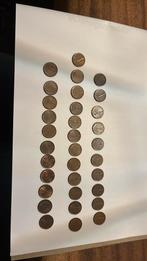 1 cent serie van 1950 tot 1980, Postzegels en Munten, Ophalen of Verzenden, Nederland, Munten