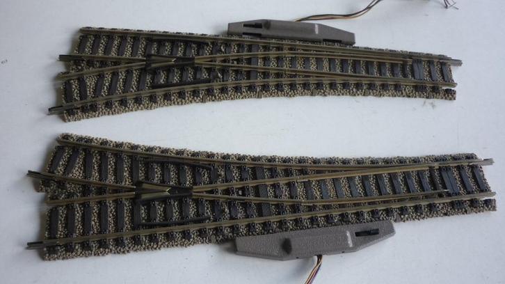 Fleischmann H0 elektrische wisselset 6140 L+R, Hobby en Vrije tijd, Modeltreinen | H0, Gebruikt, Rails, Wisselstroom, Fleischmann