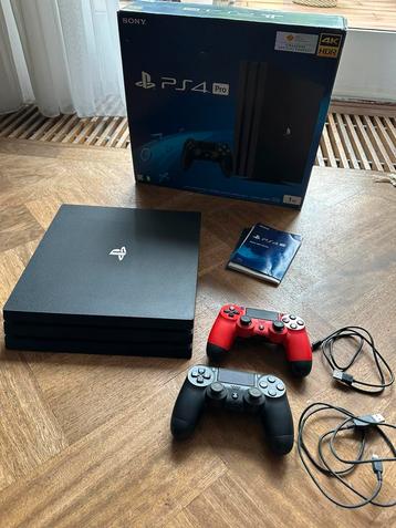 PS4 Pro, 1TB, 2 controllers en 3 spellen naar keuze beschikbaar voor biedingen