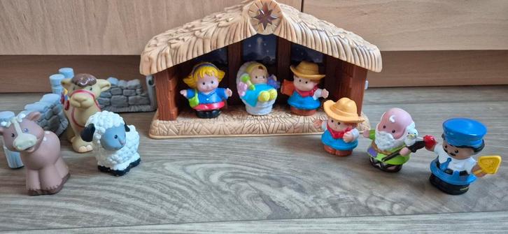 Kerststal little people met andere poppetjes, Kinderen en Baby's, Speelgoed | Fisher-Price, Speelset, Ophalen of Verzenden