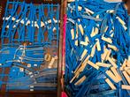 Grote partij verzameling blauwe Lego trein rails, Ophalen of Verzenden, Gebruikt