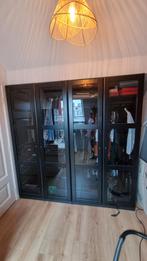 Ikea Pax kledingkast met glazen deuren& complete inrichting, Huis en Inrichting, Kasten | Kledingkasten, Ophalen, 200 cm of meer