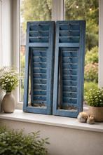 Mooie oude louvre luiken, Ophalen of Verzenden