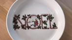 Noel kerst bord met hulst sneeuw 16,5cm doorsnee 3cm hoog No, Diversen, Kerst, Ophalen of Verzenden, Zo goed als nieuw