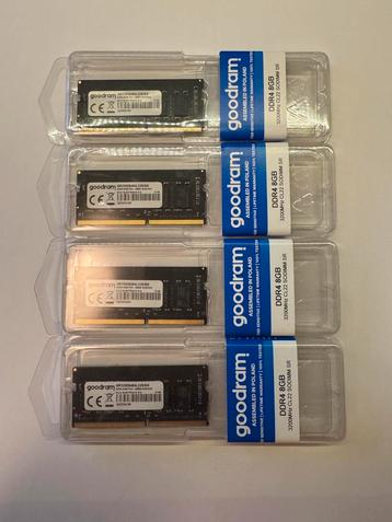 DDR4 3200Mhz SO-DIMMM Werkgeheugen. beschikbaar voor biedingen