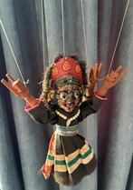 Vintage dubbelzijdige marionet, Nepal, Antiek en Kunst, Ophalen of Verzenden